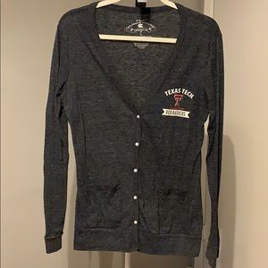 Texas Tech cardigan top